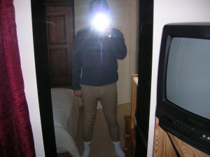 A change in to very specific clothes!