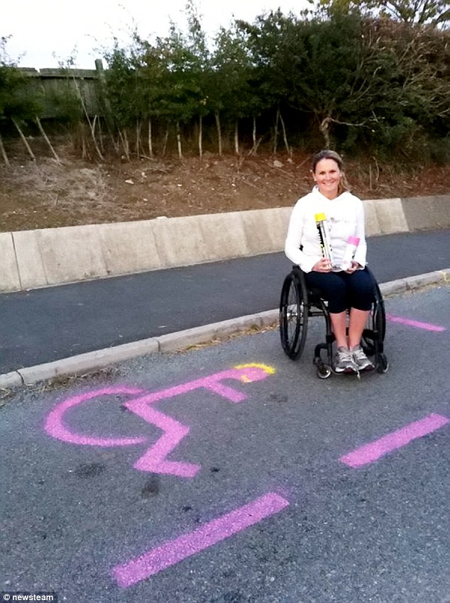 Clare Lomas' parking space