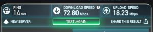 Vodafone broadband speedtest